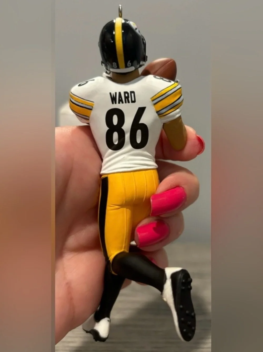 2012 Hallmark Keepsake Hines Ward Pittsburgh Steelers NFL Christmas Ornament